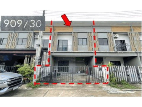 ที่ดินพร้อมสิ่งปลูกสร้าง 20 ตร.วา ดิ โมน็อกซ์ ปลวกแดง ระยอง 1.8M