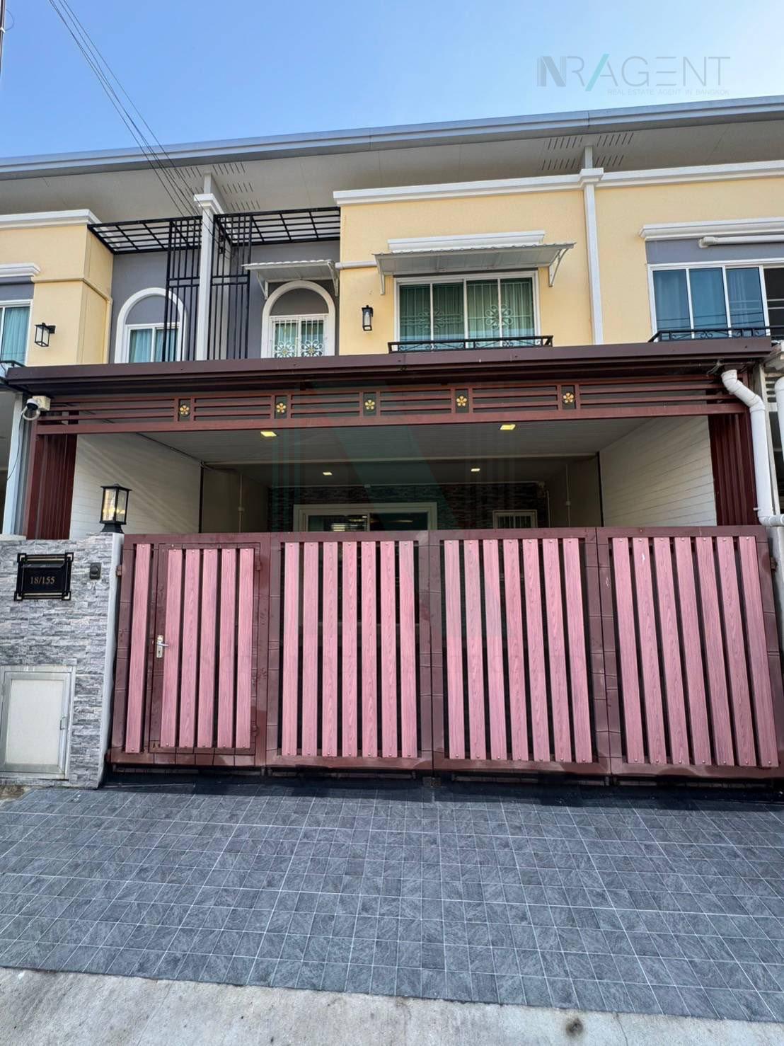 ขายทาวน์โฮม 2 ห้องนอน 160 ตร.ม. 21 ตร.ว. เดอะ เวโรน่า วิลเลจ กรุงเทพกรีฑา-พระราม 9