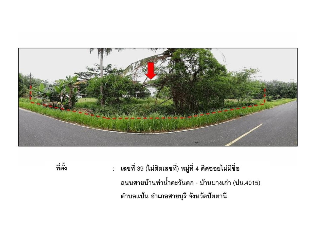 รูป ที่ดินพร้อมสิ่งปลูกสร้าง 1456 ตร.วา สายบุรี ปัตตานี 805,000 - รูปที่ 1/4