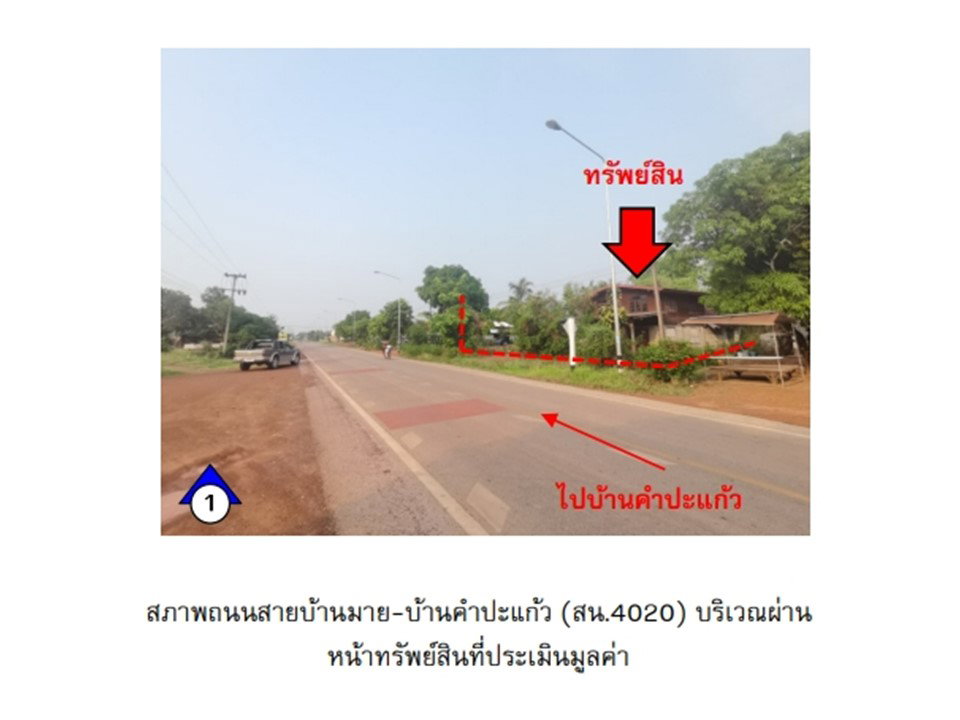รูป ที่ดินพร้อมสิ่งปลูกสร้าง 188 ตร.วา บ้านม่วง สกลนคร 462,000 - รูปที่ 2/10