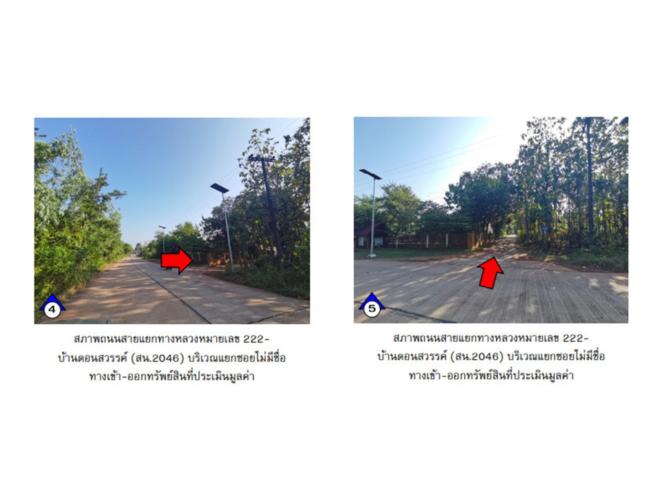 รูป ที่ดินพร้อมสิ่งปลูกสร้าง 198.4 ตร.วา วานรนิวาส สกลนคร 497,000 - รูปที่ 3/6