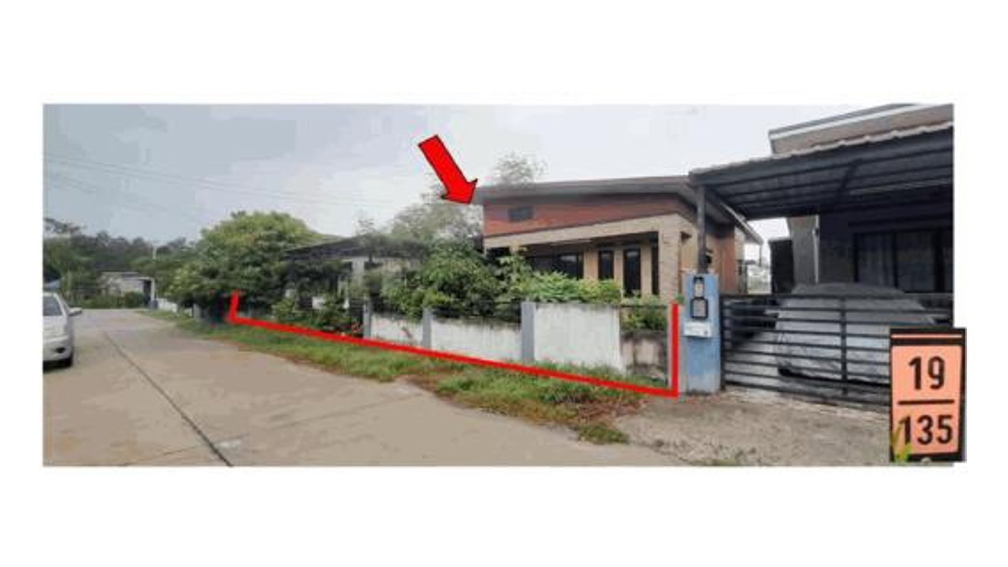 รูป ที่ดินพร้อมสิ่งปลูกสร้าง 58 ตร.วา บ้านฉาง ระยอง 1.3M - รูปที่ 1/6