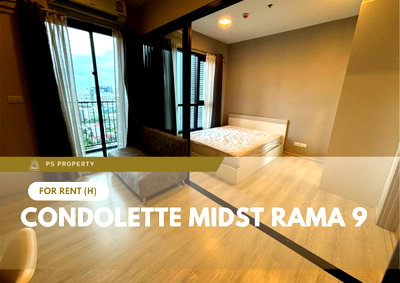 Condos for rent : For Rent 🔥 Condolette Midst Rama 9 🔥 Fully furnished and equipped with appliances; near MRT Rama 9.