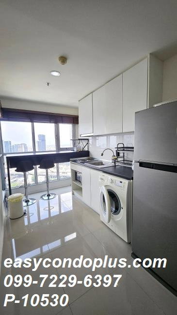 รูป 💥 [ 𝐏-𝟏𝟎𝟓𝟑𝟎 ] FOR RENT : Aspire Sukhumvit 48 High-Rise วิวเมือง! ใกล้ BTS พระโขนง 𝟏𝟖,𝟓𝟎𝟎 บาท/ด. | Line @easycondoplus | 099-229-6397 - รูปที่ 7/8