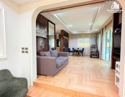 รูป ที่สุดของบ้านเพื่อครอบครัว! ขายบ้านเดี่ยวหัวมุม อ่อนนุช-พัฒนาการ แปลงใหญ่สุด โซนหน้า ต่อเติมครบ มีห้องของเล่นและสไลเดอร์ส่วนตัว - รูปที่ 2/10