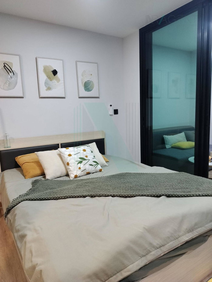 รูป ให้เช่าคอนโด แอชเชอร์ คูฟ รัชดา อาคาร 1 ชั้น 7 1 ห้องนอน ขนาด 30.30 ตรม ใกล้ Design Village รัชดา - รูปที่ 1/8