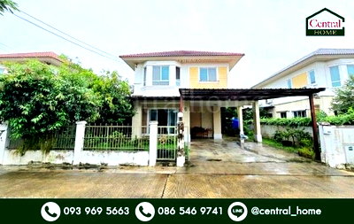 บ้านเดี่ยว สำนักงานปศุสัตว์จังหวัดปทุมธานี : บ้านเดี่ยว ชวนชื่น กรีนบาวด์ กรุงเทพ - ปทุมธานี บรรยากาศในโครงการน่าอยู่มาก