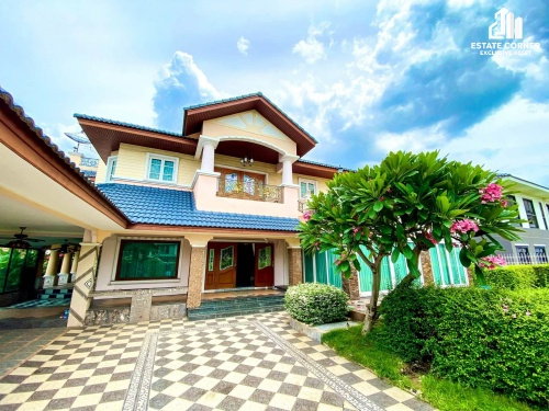 รูป ขายบ้านหรู 2 ชั้น โครงการอัมรินทร์นิเวศน์ 1 พื้นที่ใหญ่ 220 ตร.ว. ติดเซ็นทรัลรามอินทรา และใกล้รถไฟฟ้า 2 สาย - รูปที่ 8/10