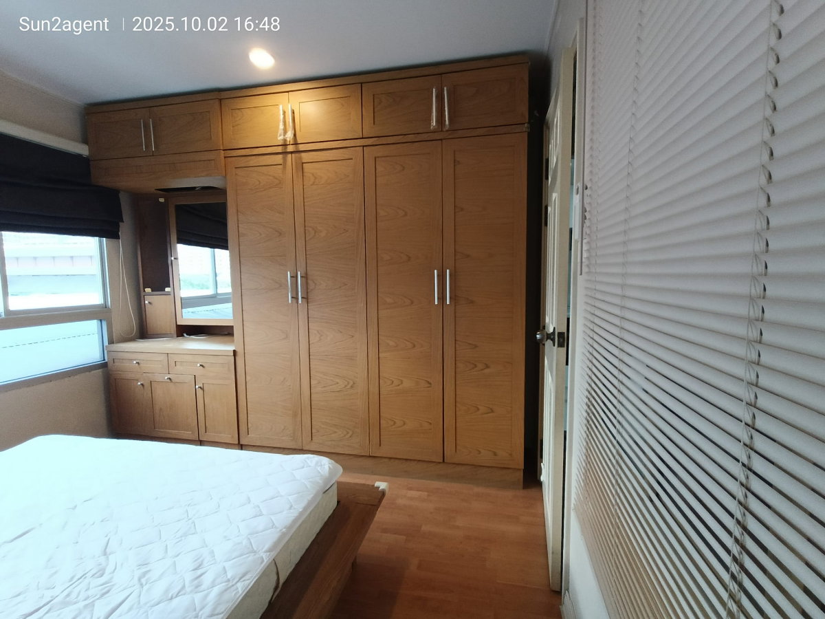 รูป #ให้เช่า คอนโด ลุมพินี วิลล์ ศูนย์วัฒนธรรม -1 ห้องนอน 1 ห้องน้ำ 1 ห้องครัว - ชั้น 4 พื้นที่ 35 ตร.ม - เฟอร์นิเจอร์ครบ  ค่าเช่า 12,000 บาท - รูปที่ 8/13