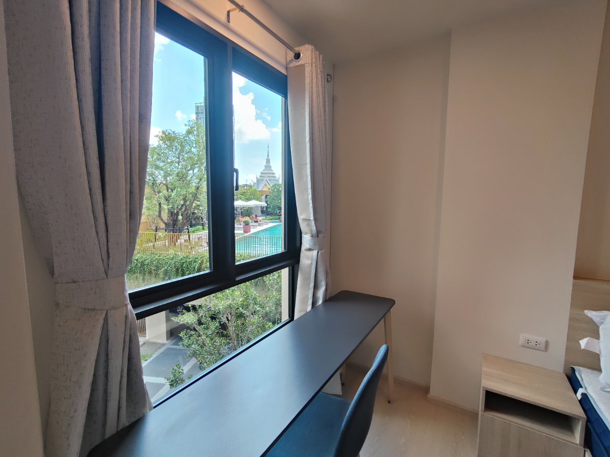 รูป K2139 ให้เช่า The Base Srichan Khonkaen วิวสระว่ายน้ำ #ห้องมุม 📍ขนาด 31 ตรม .ตึก A ชั้น 3 - รูปที่ 9/22
