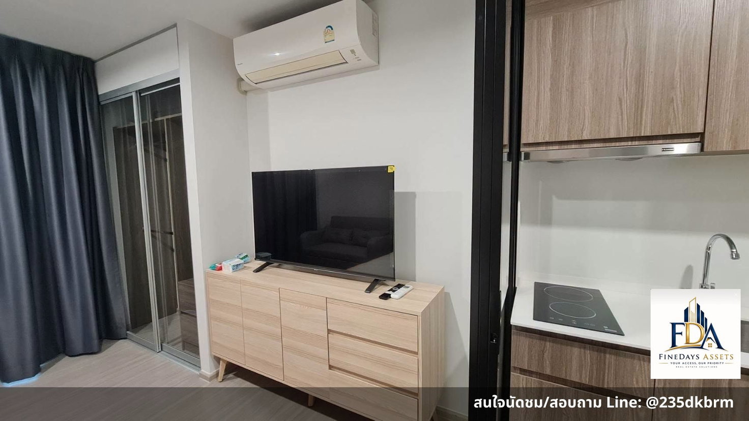 รูป FD-084797✨ ให้เช่าด่วน! เดอะ พาร์คแลนด์ เพชรเกษม 56 ห้องสวย 1 ห้องนอนกั้นเป็นสัดส่วน ติด MRT ภา - รูปที่ 4/8