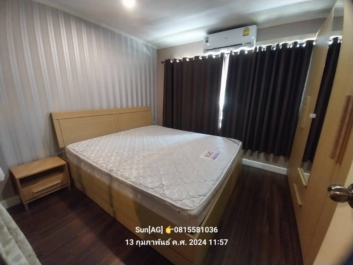 รูป #ให้เช่า คอนโด ลุมพินี วิลล์ ศูนย์วัฒนธรรม -1 ห้องนอน 1 ห้องน้ำ 1 ห้องครัว - ชั้น 4 พื้นที่ 35 ตร.ม - เฟอร์นิเจอร์ครบ  ค่าเช่า 12,000 บาท - รูปที่ 3/5