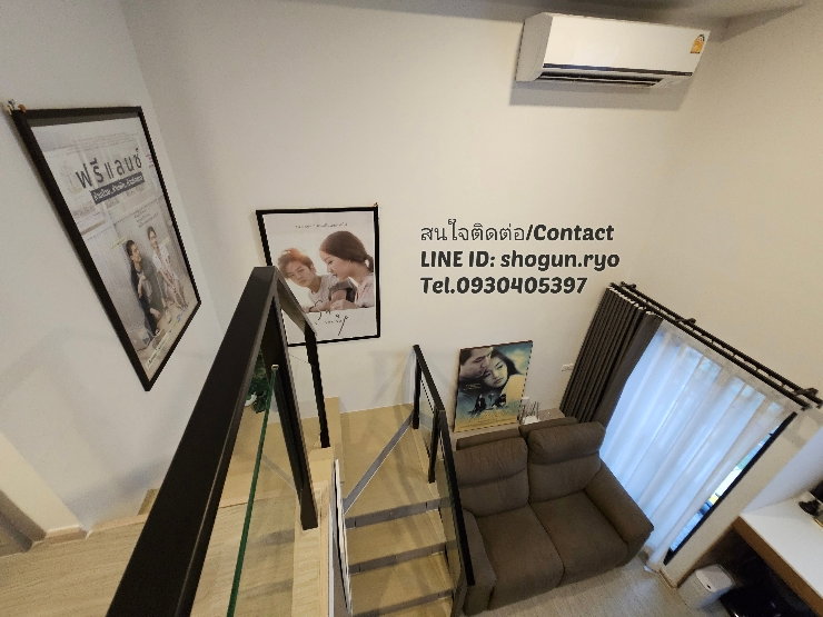 picture 🚝 Duplex 2, Spacious built-in, extra wide 39 sqm. Origin Plug & Play Ramkhamhaeng Triple Station (near MRT Lam Sali, The Mall Bang Kapi)  - 2/21