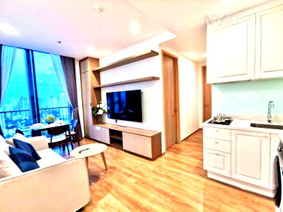 Condos for rent : For Rent Condo NOBLE BE33 Building 1, Floor 22,2 bed room, Room size 53.00 sqm