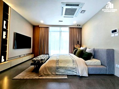 ขายบ้านเดี่ยว : ขายบ้านหรู VIVE พระราม 9 (กรุงเทพกรีฑา) 42 ล้านบาท ฟังก์ชัน 3 ชั้น 324 ตร.ม. ตอบโจทย์ครอบครัว ใกล้ Wellington แค่ 2 นาที