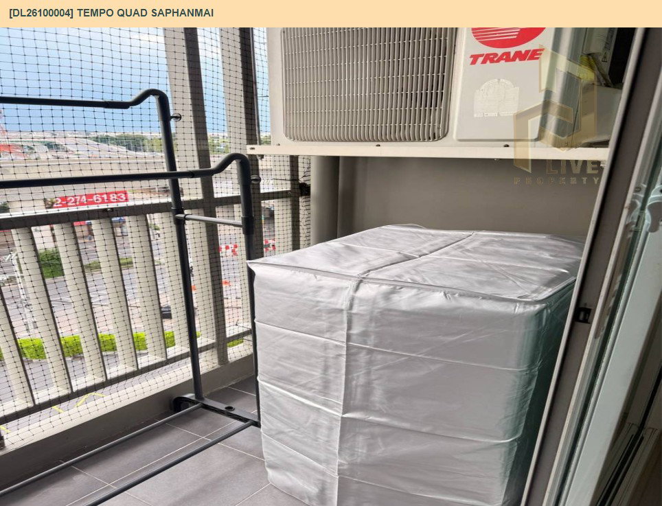 รูป DL26100004 ให้เช่าคอนโด เทมโป ควอด สะพานใหม่ (Tempo Quad Saphanmai) ใกล้ MRT สายหยุด พร้อมเข้าอยู่ โทรด่วน 0638692663 LineID @952jdxxk - รูปที่ 11/13
