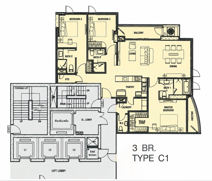 รูป 🏡 FOR RENT / THE Q LANGSUAN ✨ - รูปที่ 24/24