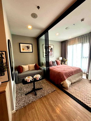 Condos for rent : For rent✨Condo near BTS On Nut: Modiz Sukhumvit 50 : 1 bedroom, high and airy, fully furnished, ready to move in, convenient travel.