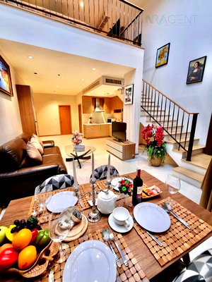 Condos for rent : For Rent Condo THE EMPORIO PLACE Building EAST, Floor 14,Duplex 2 bed room, Room size 85.00 sqm