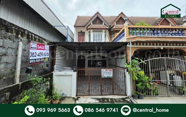 รูป ทาวน์เฮ้าส์ สนามบินน้ำ ซอยนนทบุรี 20 (ซอยโรงน้ำแข็ง) รีโนเวทใหม่ หลังริม ราคาถูก - รูปที่ 1/22