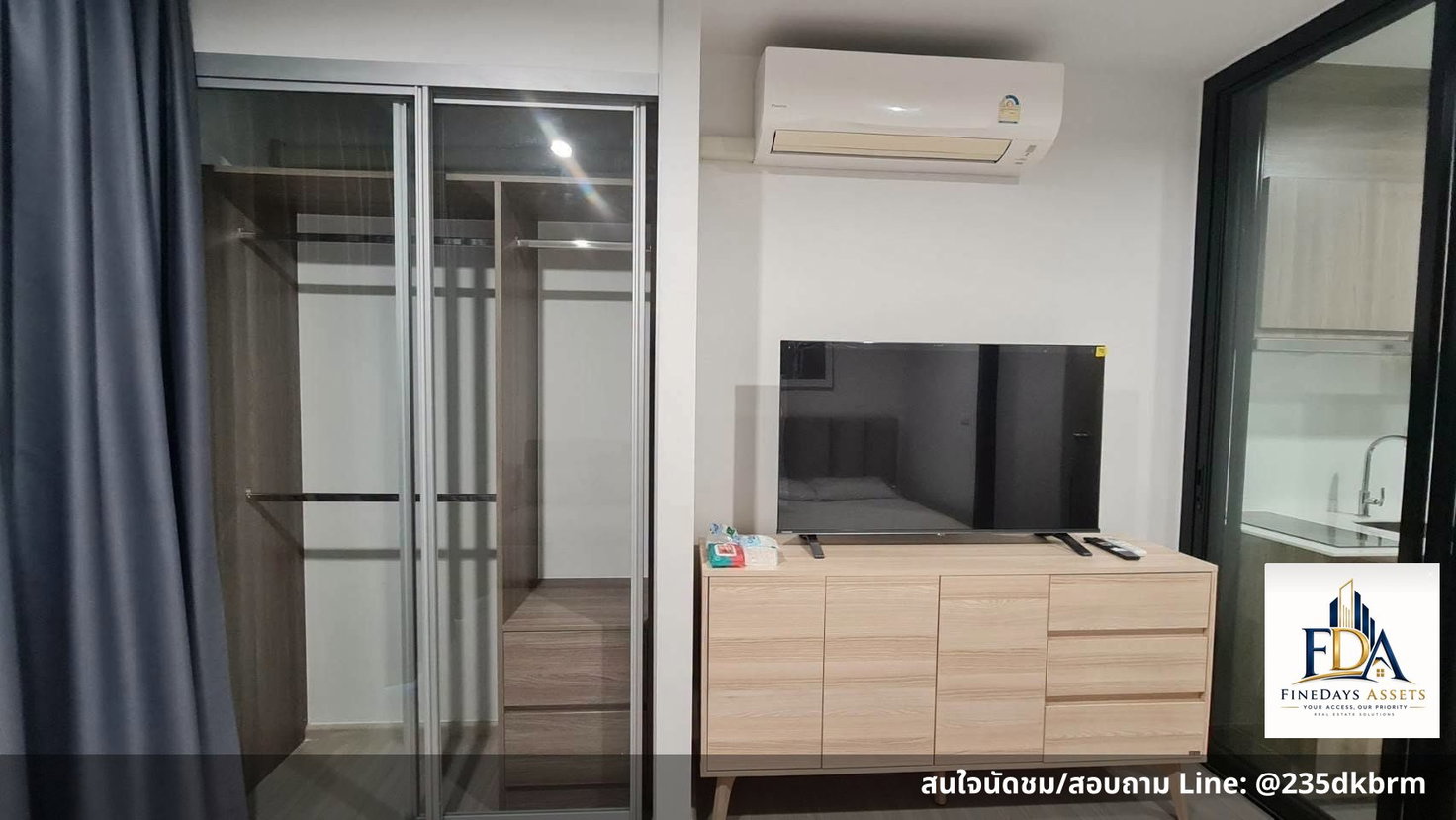 รูป FD-084797✨ ให้เช่าด่วน! เดอะ พาร์คแลนด์ เพชรเกษม 56 ห้องสวย 1 ห้องนอนกั้นเป็นสัดส่วน ติด MRT ภา - รูปที่ 6/8