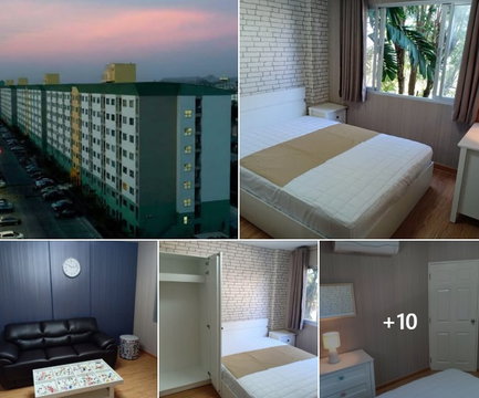 ลุมพินี คอนโดทาวน์ บดินทรเดชา - รามคำแหง / กั้นห้องนอน 