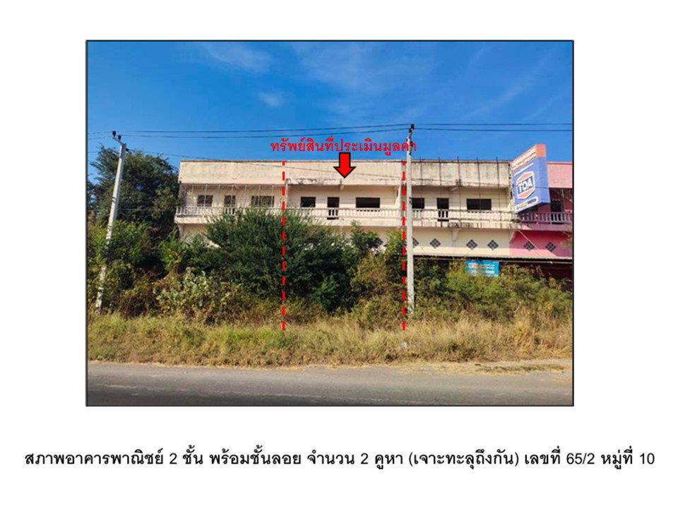 picture SHOP HOUSE 53 Sq.w. Tha Wung Lopburi for 2.5M - 1/3
