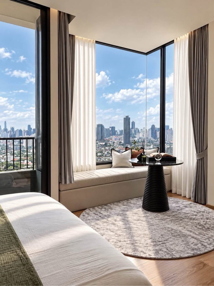 รูป 💎 Noble Form Thonglor | Luxury 2BR พร้อมอยู่ วิวเมืองสุดปัง AS-00227🌟 - รูปที่ 3/32