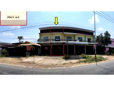 Shophouses for sale Yasothon : SHOP HOUSE 22 Sq.w. Loeng Nok Tha Yasothon for 1.3M