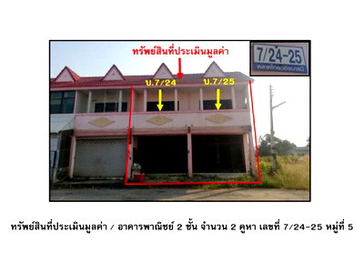 SHOP HOUSE 41 Sq.w. Wachirabarami Phichit for 1.1M