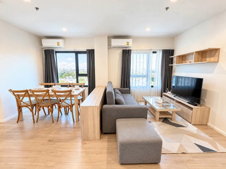 รูป ให้lช่าTheEscentCondo พร้อมเฟอร์ฯ วิวดอยสุเทพ ห้องกว้าง 65 ตร.ม.(ชั้น 8 ) #วิวดอยสุเทพคอนโดอยู่ติดเซ็นทรัลเฟส ใกล้ ม.พายัพ ,นิมมาน , เมญ่า  - รูปที่ 5/19