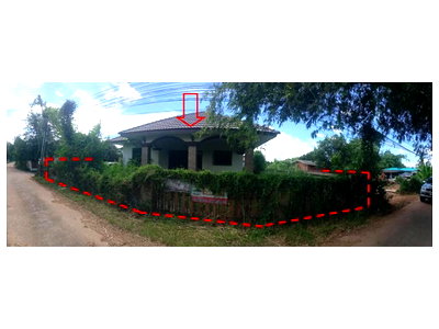 บ้านเดี่ยว นิคมเกตเวย์ซิตี้ : ที่ดินพร้อมสิ่งปลูกสร้าง 80 ตร.วา แปลงยาว ฉะเชิงเทรา 1.3M