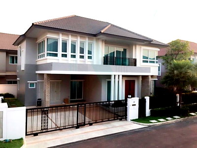 บ้านเดี่ยว กรุงเทพมหานคร : 📌 ขายบ้านเดี่ยว โครงการ แกรนด์ บางกอก บูเลอวาร์ด พระราม 9 - ศรีนครินทร์ 2 ชั้น 4 ห้องนอน 4 ห้องน้ำ