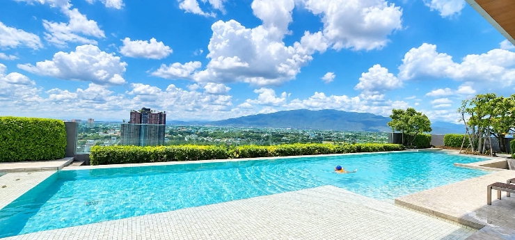 รูป ให้lช่าTheEscentCondo พร้อมเฟอร์ฯ วิวดอยสุเทพ ห้องกว้าง 65 ตร.ม.(ชั้น 8 ) #วิวดอยสุเทพคอนโดอยู่ติดเซ็นทรัลเฟส ใกล้ ม.พายัพ ,นิมมาน , เมญ่า  - รูปที่ 19/19