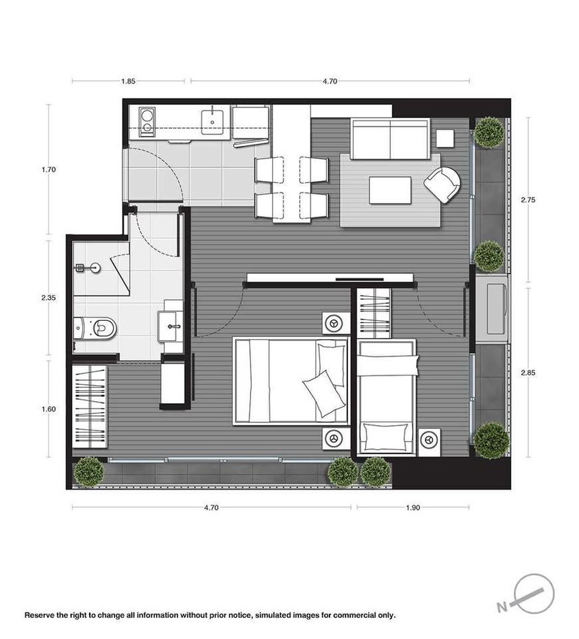 picture 1-BR Condo at Noble Around Ari near BTS Ari (ID 3360823) - 7/9