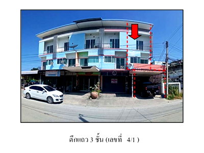 Shophouses for sale Song Phi Nong Suphanburi : SHOP HOUSE 21 Sq.w. Song Phi Nong Suphanburi for 3M