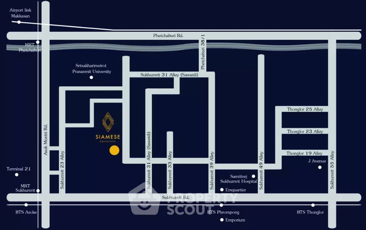 รูป คอนโด 2-ห้องนอน ที่ ไซมิส เอ๊กซ์ตลูซีฟ สุขุมวิท 31 ใกล้ MRT สุขุมวิท (ID 3002071) - รูปที่ 10/10