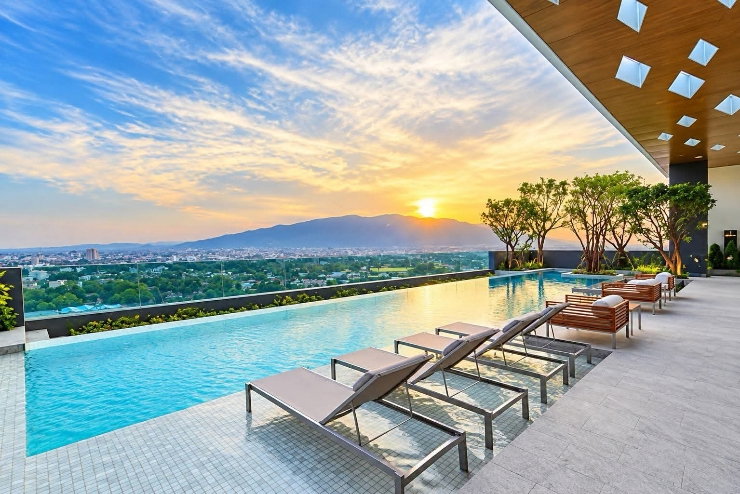 รูป ให้lช่าTheEscentCondo พร้อมเฟอร์ฯ วิวดอยสุเทพ ห้องกว้าง 65 ตร.ม.(ชั้น 8 ) #วิวดอยสุเทพคอนโดอยู่ติดเซ็นทรัลเฟส ใกล้ ม.พายัพ ,นิมมาน , เมญ่า  - รูปที่ 1/19
