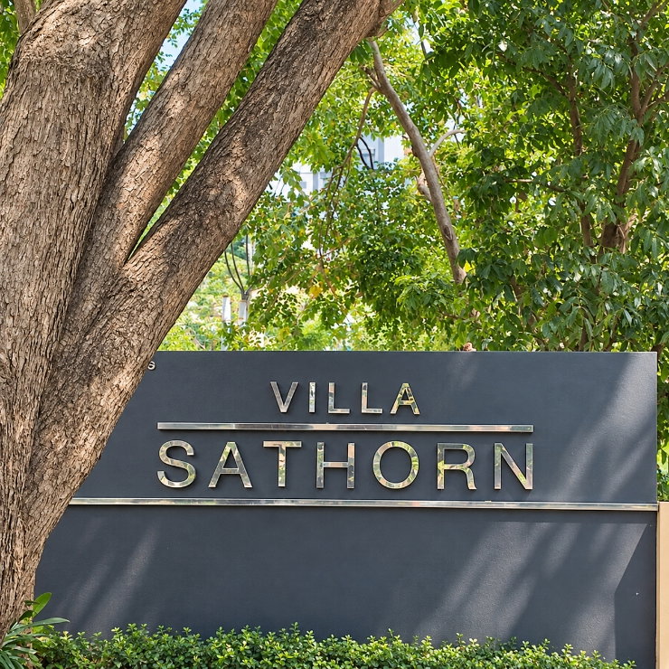 รูป 🇹🇭 ให้เช่า VILLA SATHORN 2 นอน 2 น้ำ 🚆 ติด BTS กรุงธนบุรี 0 เมตรพร้อมเข้าอยู่ - รูปที่ 33/46