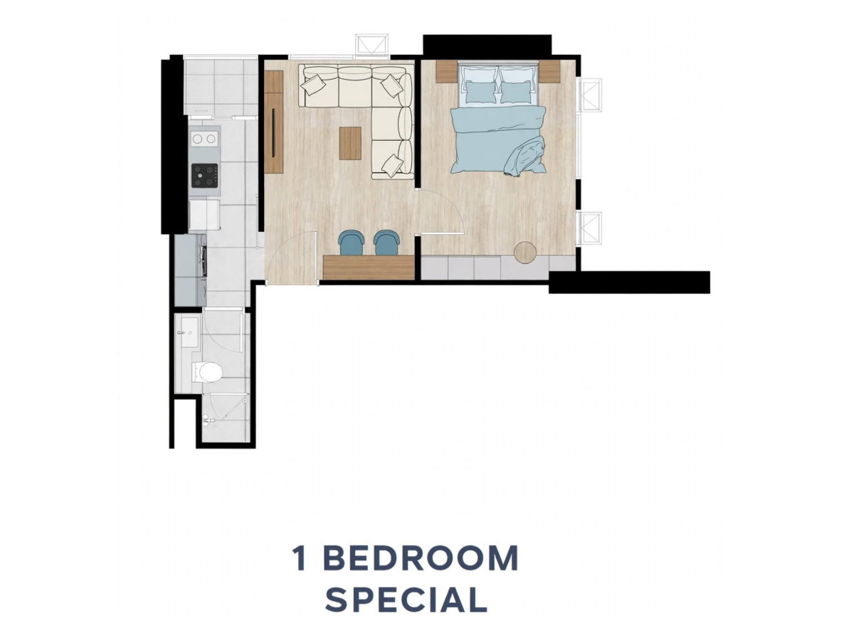 picture For RENT-Origin Play Bangkhunnon Triple Station 35 Sq.m. - 4/31