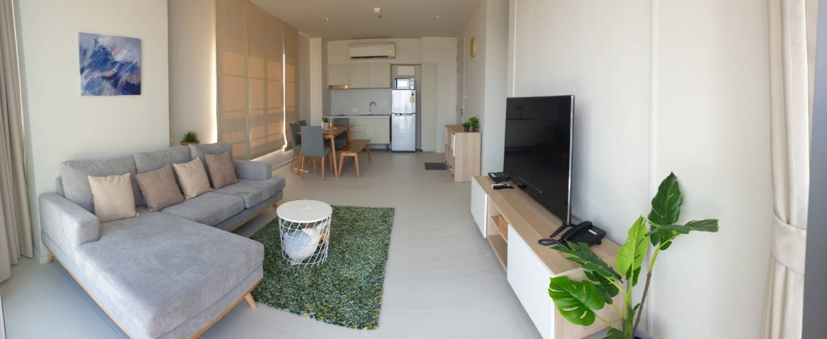 รูป ขายคอนโด BLU Diamond ชะอำ-หัวหิน 2 นอน 63 ตร.ม. ชั้น 12 ห้องริมสุด Single Corridor เป็นส่วนตัวสูง วิวสวย (Agent Welcome) - รูปที่ 2/12