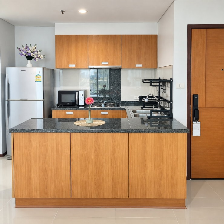 รูป 🇹🇭 ให้เช่า VILLA SATHORN 2 นอน 2 น้ำ 🚆 ติด BTS กรุงธนบุรี 0 เมตรพร้อมเข้าอยู่ - รูปที่ 18/46