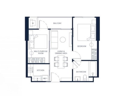 2-BR Condo at PTY Residence Sai 1 close to Pattaya South (ID 3361249)