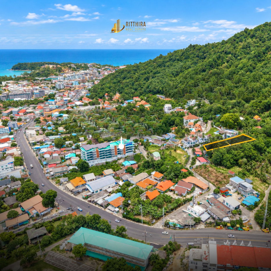 รูป ขายที่ดินภูเก็ตบนเนินกะรน 920 ตร.ม. วิวทะเล เหมาะสร้าง Luxury Pool Villa ภูเก็ต - รูปที่ 10/10