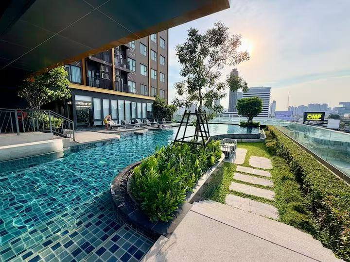 picture ð FOR RENT | THE BASE PHETCHABURIâTHONGLOR ð 2 Bedrooms | 2 Bathrooms | 61.25 SQ.M. | High Floor - 12/15