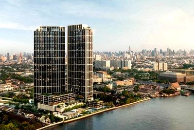ขายคอนโด : ​เรฟเฟอเรนซ์ เบย์ ริเวอร์ บางโพ Vacation Condo ริมน้ำสุดชิล! Fully Furnished แต่งครบ โครงการใหญ่ 13 ไร่ เริ่ม 2.89 ลบ. Line: @whitesand