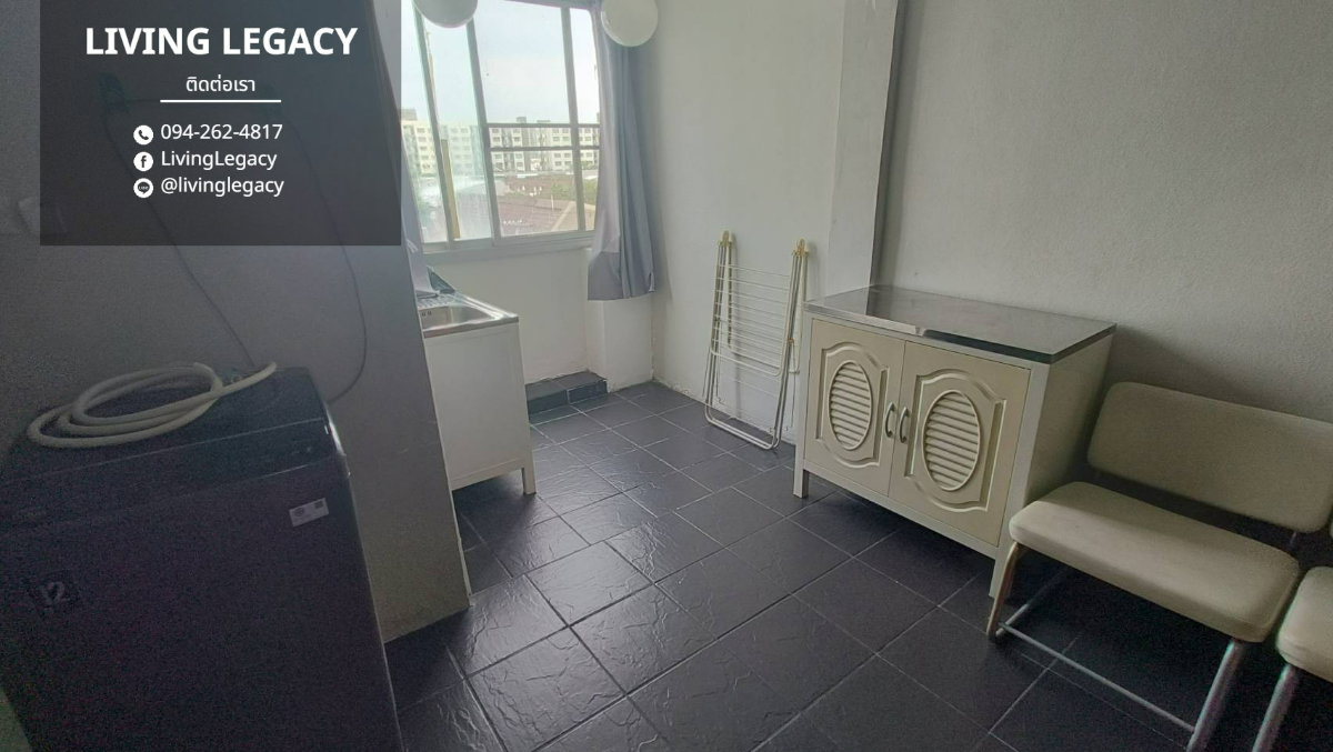 รูป TMFH7J เช่าด่วน คอนโด ABAC Condo Town 30 ตร.ม. | ชั้น 4 | 1 ห้องนอน | 1 ห้องน้ำ 5,000 บาท/เดือน line id : @livinglegacy - รูปที่ 5/6
