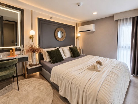 For Rent - SOHO Bangkok Ratchada , Luxury Duplex 2 bedrooms 1 bathroom
