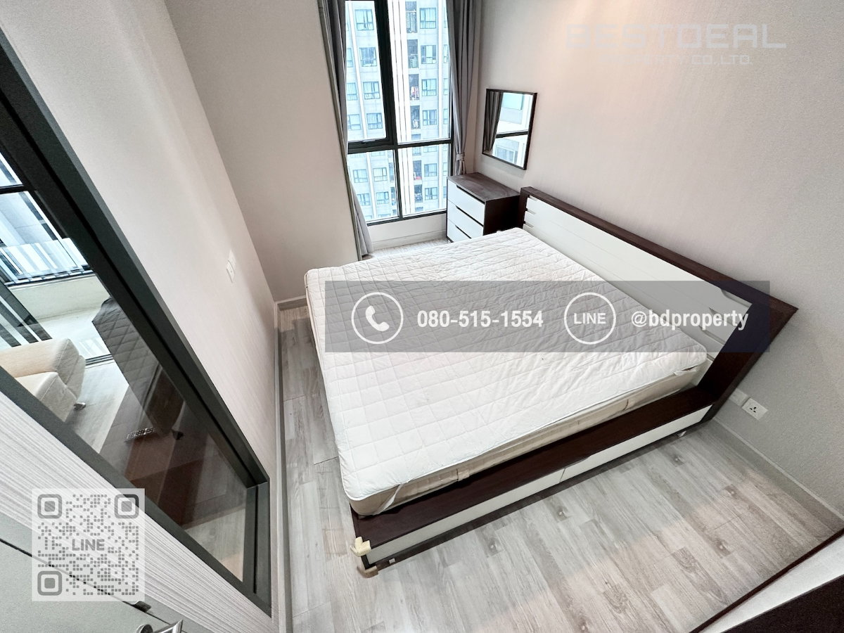 รูป Bestdeal ให้เช่า 1 ห้องนอน 31ตรม.ราคา 14,500/เดือนเท่านั้น เฟอร์นิเจอร์และเครื่องใช้ไฟฟ้าครบ“IDEO MOBI RAMA 9” ใกล้MRT และ เซ็นทรัลพระราม 9 - รูปที่ 2/10