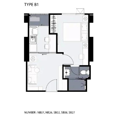 Condos for sale : A042584 Aspire Rattanathibet 2